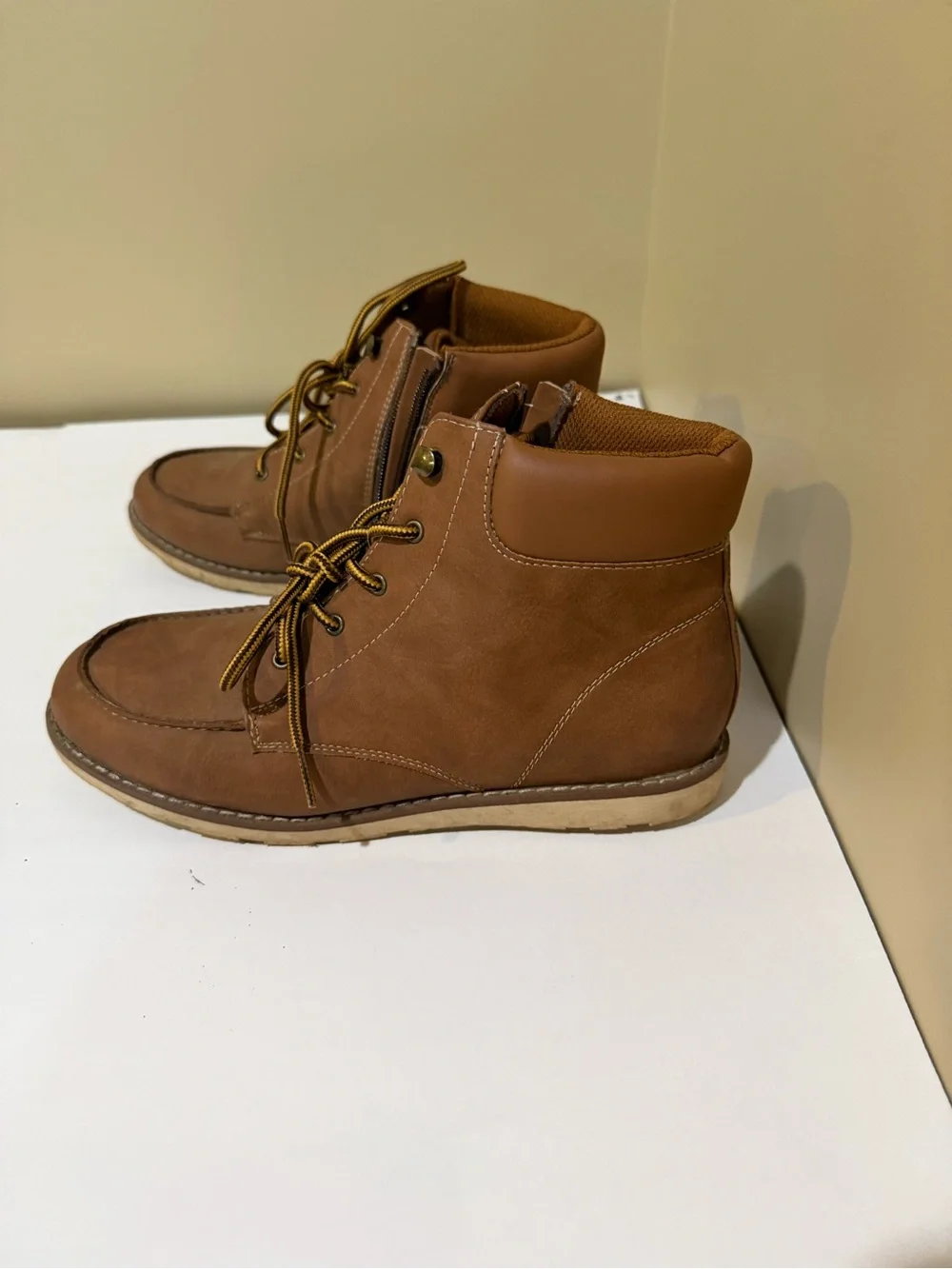 Kohl's Boy’s Chukka Lace-Up Boots - Tan/Brown